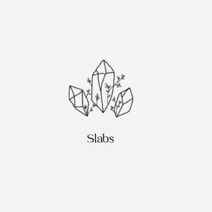 Crystal slabs & agate